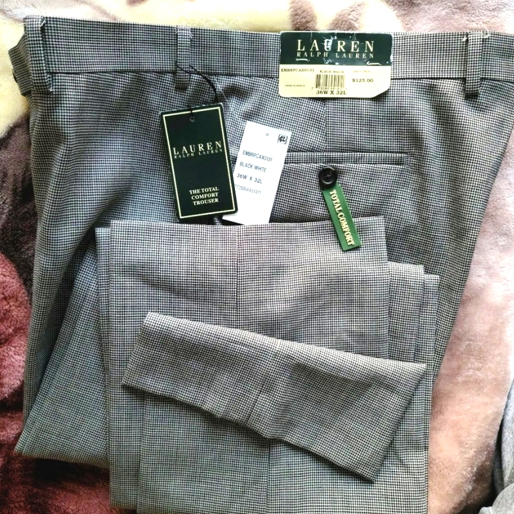 Men's Ralph RALPH LAUREN Pleated Dress Pants 36W